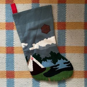 The Land of Nod Teepee Camp Christmas Stocking
